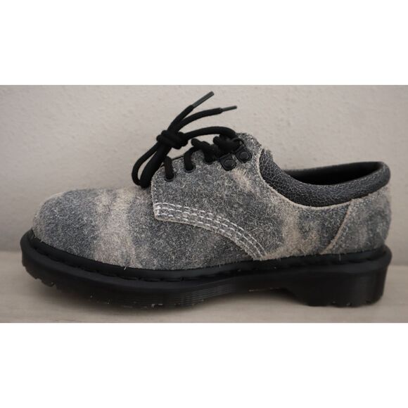 Dr Martens 8053 Men's 6 Women's 7 Stonewashed Hairy Suede Casual Oxford Shoe - Picture 8 of 13
